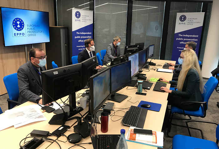 Image: EPPO operations room during an action day
