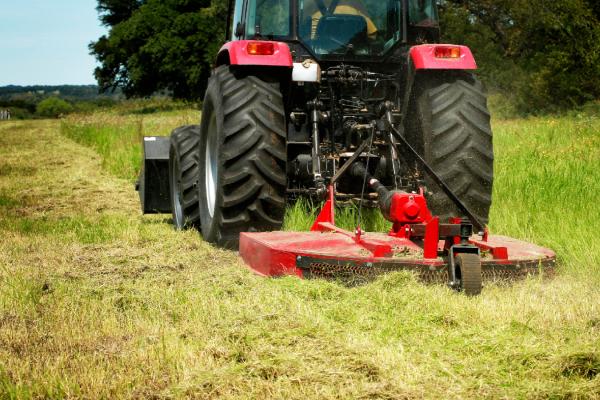 tractor, grass mower